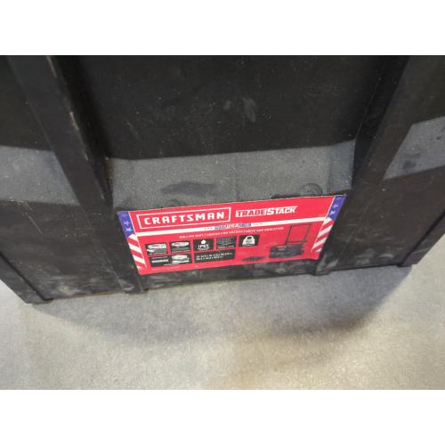 CRAFTSMAN TRADESTACK Tool Box with Wheels, Waterproof, Stackable System, Portable Rolling Storage for Indoor/Outdoor Use, 22.5 Inch (CMST21445)