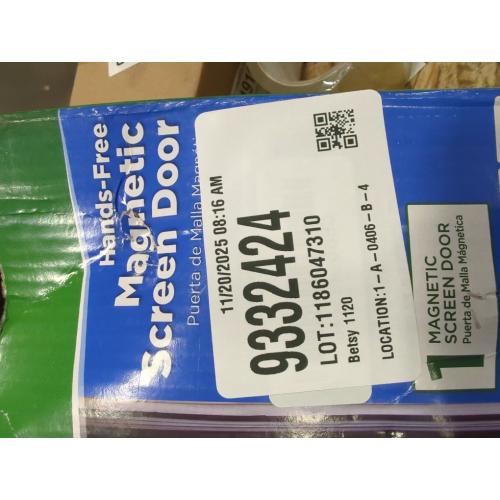 Duck Brand 86 in. x 39 in. Hands-Free Magnetic Mesh Screen Door