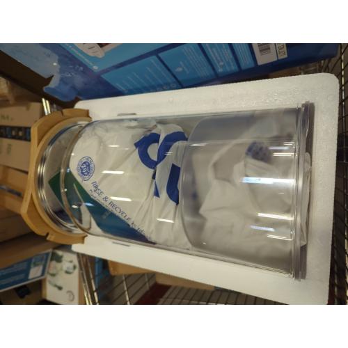 pH Recharge Glass Alkaline Water Filter Dispenser - Countertop Water Filter System - Purifier Pitcher for Home and Office - High pH Pure Drinking Water Filtration - 8.5L/2.25 Gal