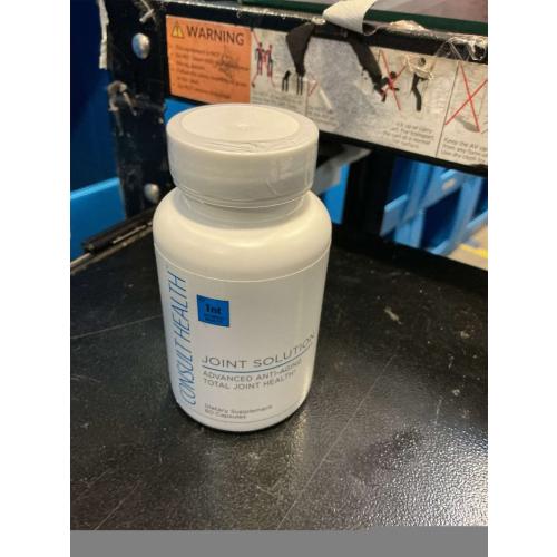 Consult Health Joint Solution Advanced Anti-Aging Total Joint Health Dietary Supplement with UC Type 2 Collagen, Hyaluronic Acid, Curcumin for Maximum Flexibility and Reducing Discomfort 60 Capsules