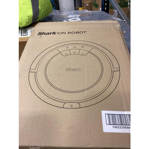 Shark AV753 ION Robot Vacuum, Tri-Brush System, Wifi Connected, 120 Min Runtime, Works with Alexa, Multi Surface Cleaning, Grey