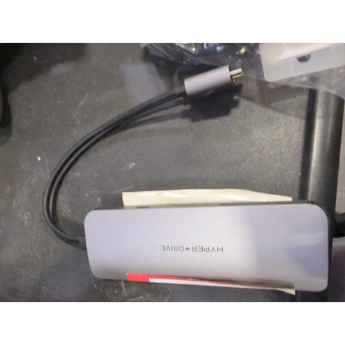 HyperDrive Next 6 Port USB C Hub for Mac, PC, Chromebook with 4K60Hz HDMI, 2 USB-A, USB-C 10Gbps 100W Power Delivery, 312 MB/s SD Card Reader Ports