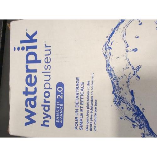 Black Waterpik Cordless Advanced Water Flosser For Teeth, Gums, Braces, Dental Care With Travel Bag and 4 Tips, ADA Accepted, Rechargeable, Portable, and Waterproof, Black WP-582