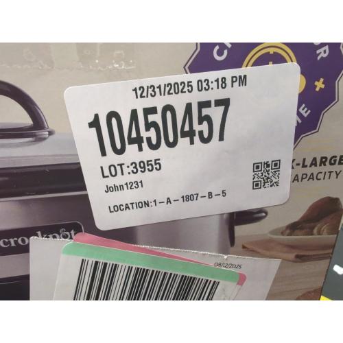 Crockpot™ 8-qt. Black Stainless Digital Slow Cooker