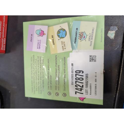 Green T MARIE Punny Motivational Desk Calendar - Daily Perpetual Calendar to Use Year after Year - Cute Office Decor, Positive Affirmation Gifts for Women and Men, Inspirational Desk Accessories