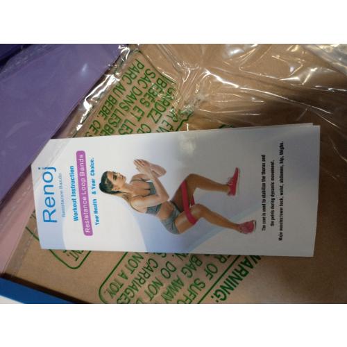 Resistance Bands for Working Out, 5-Pack Elastic Loop Exercise Bands for Strength Training Stretching, Home Gym Equipment for Pilates Yoga Physical Therapy, Leg Glute Arm Workout Kit for Women Men