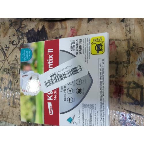 Elanco K9 Advantix II Flea and Tick Prevention - 11-20 lbs. - K9 Advantix II Medium Dog 2-Pack