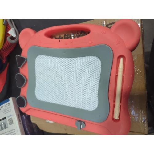 Magnetic Drawing Board Toys for Kids,Boys and Girls Color Sketch Graffiti Board, Will Not Stain Hands and Walls (Red)