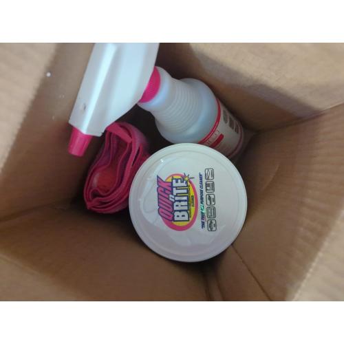 Quick 'n Brite All Purpose Cleaning Paste – Miracle Cleaner for Tough Stains, Biodegradable, Non-Toxic, Pet-Safe, Multi-Surface Stain Remover, Made in USA, 32 Oz Kit