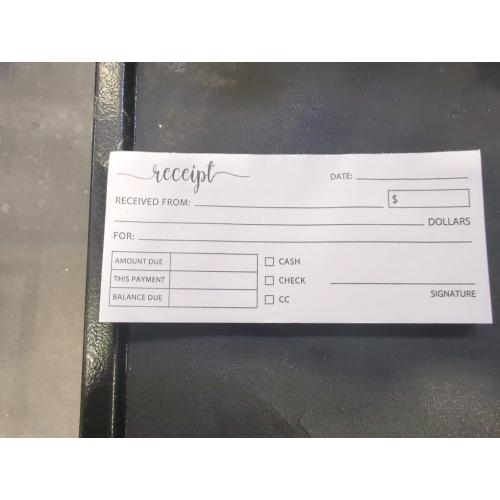 321Done Receipt Book