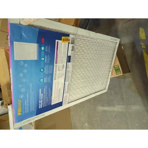 Filtrete 20x25x1 AC Furnace Air Filter, MERV 12, MPR 1500, CERTIFIED asthma & allergy friendly, 3 Month Pleated 1-Inch Electrostatic Air Cleaning Filter, 2-Pack (Actual Size 19.719x24.688x0.78 in)