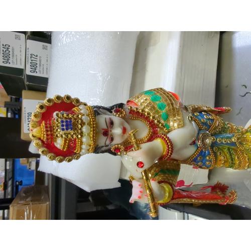 Esplanade Lord Krishna Kishan Gopal God Murti Idol Statue Sculpture Resin - 11 Inches - Multicolour