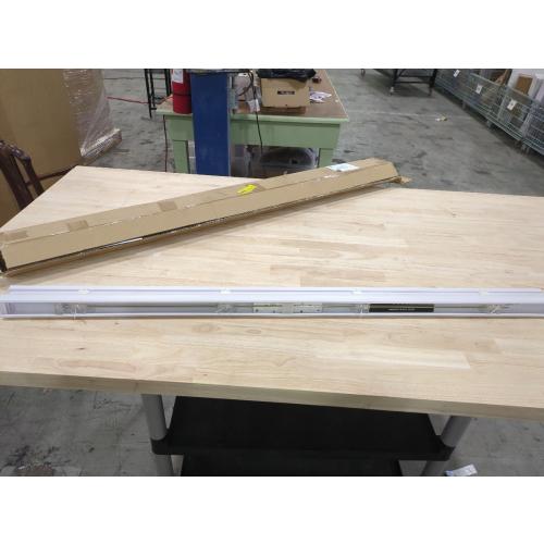 White Cordless Room Darkening Vinyl Mini Blind with 1 in. - 48 in. W x 48 in. L