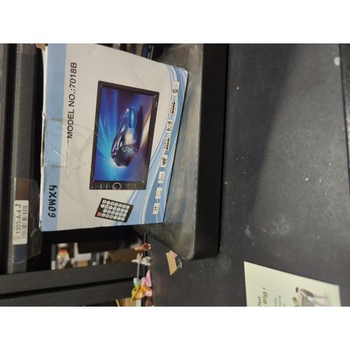 Rimoody 7 Inch Double Din Car Stereo Car Radio Touch Screen Bluetooth Handsfree Mirror Link USB SD FM Multimedia Radio with Backup Camera Wireless Remote Control Car Audio Receivers