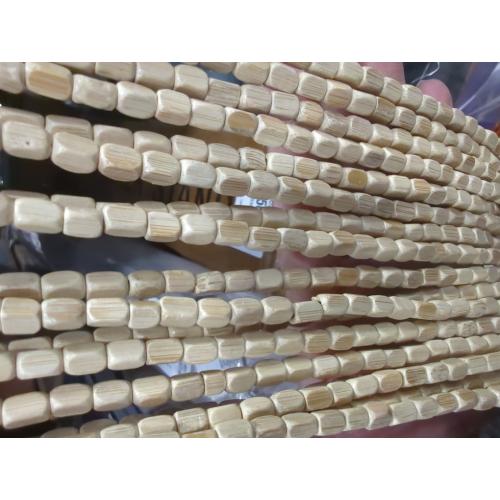 90 Strands Beaded Curtain for Doorways -35.5x79- Handmade Natural Beaded Curtains，Boho Doorway Wood and Bamboo Bead Curtain-As Insect Screen/Room Divider-Beige
