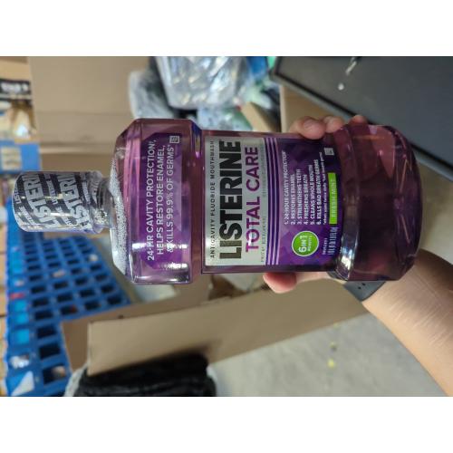 2 Pack Listerine Total Care Anticavity Mouthwash, Fresh Mint, 33.8 Ounces