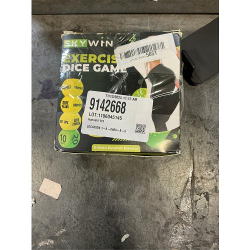 TidyFriend Exercise Dice – 6 Sided Foam Workout Dice for Teens & Adults, Fun Fitness Equipment for Solo or Group Classes, Home Gym Use – Great Workout Equipment & Gifts for Gym Lovers (Yellow)