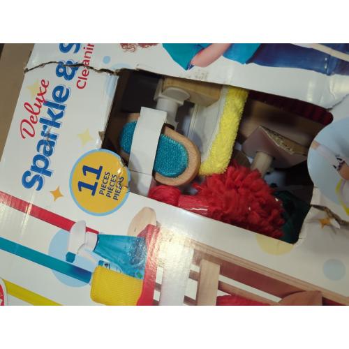 Melissa & Doug Deluxe Sparkle and Shine Cleaning Play Set