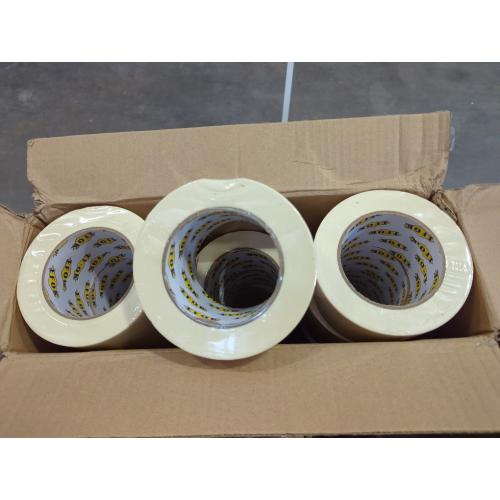 12 Pack 3x55 Masking Tape 3 Inch Wide Bulk, Beige, General Purpose White Painters Tapes for Drafting, Packing, Labeling, 3 Inch × 55 Yards Total 660 Yards