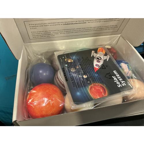 Planets for Kids Solar System Toys 3-5, Solar System for Kids, Space Toys for Kid 5-7, Science Toy Model, Space Balls, Astronaut Toy