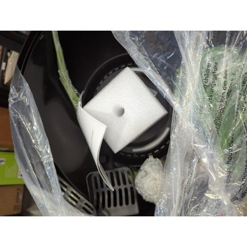 Lifewit Plant Litter Box with Odor Control System, Hidden Cat Litter Box Enclosure with Artificial Plants & Infrared Sensor Auto On/Off, 4 Modes Lights, Quiet, Fits Most Cats, Black