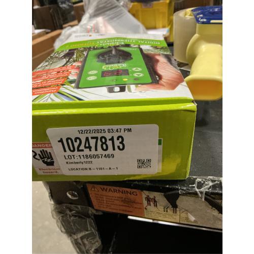 BioGreen TER2/US Thermo 2 Greenhouse Digital Thermostat, All Season Use