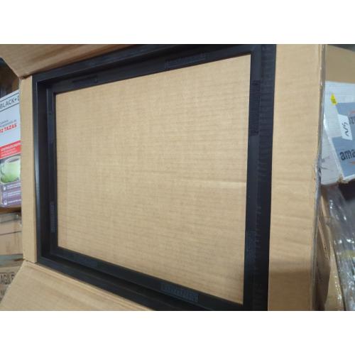 MCS Canvas Float Frames 16x20 Canvas Black Finish Frame, Vertical & Horizontal Wall Hanging Large Frame for Canvas Paintings (1-Pack)