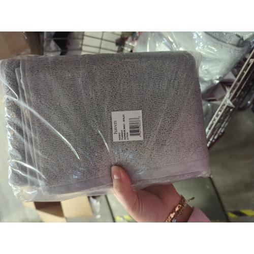 Haven Organic Cotton Terry 21 X 34 Bath Mat in Harbor Mist Grey