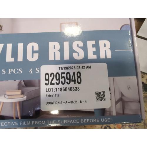 Aheroi  Home 8 Pcs Acrylic  4 sizes Sign Holder 8.5 x 11, Horizontal Clear Sign Holders 8.5 x 11, L-Shape Acrylic Paper Holder, Plastic Sign Holder Paper Holder Display Stand for Menu Document Picture Frames