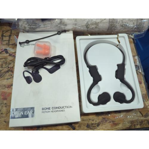 Bone Conduction Headphones Lightweight Open Ear Headphones Sport Headphone with Built-in Mic Extra Comfort IPX5 Waterproof Headset for Running,Cycling,Driving