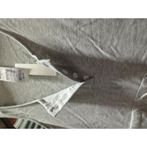 Sleeveless Drawstring Waist Button Tank Romper Heather Grey S