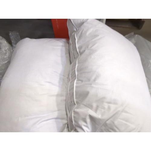 Goose Feathers and Down White Pillows Bed Sleeping Hotel Collection Pillows Set of 2 Queen Size