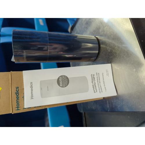 Homedics Portable Humidifier - Small Air Humidifiers for Bedroom, Plants, Office, Travel - Cool Mist Humidifiers, Color-Changing Accent Light, 2 Mist Settings, Black