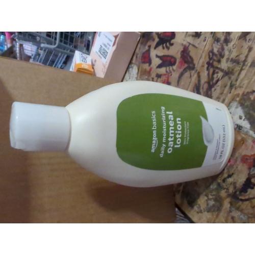 3 pack  Daily Oatmeal Body Lotion and Skin Protectant Moisturizer, Fragrance Free, 18 Fl Oz (Pack of 1) (Previously Solimo)