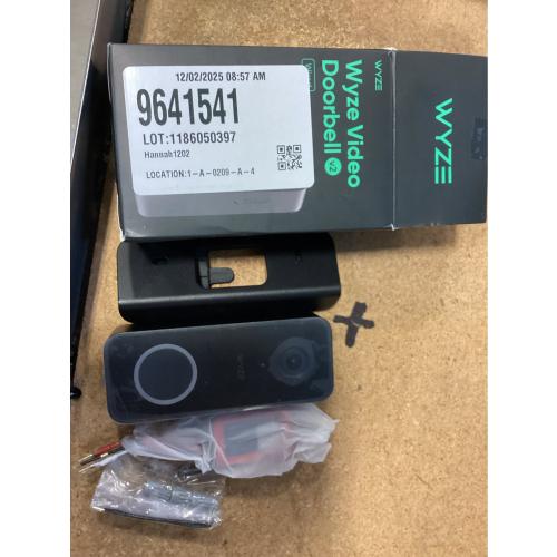 Wired Video Doorbell v2, 2K HD Video with Head-to-Toe view, 2-way Audio, Night Vision, Voice Assistants