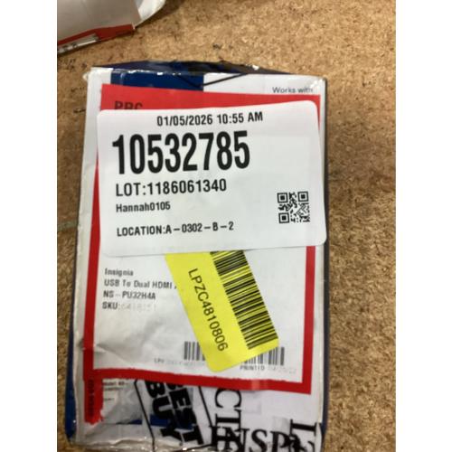 Insignia USB 3.0 to Dual HDMI with 4K Adapter NS-PU32H4A-C