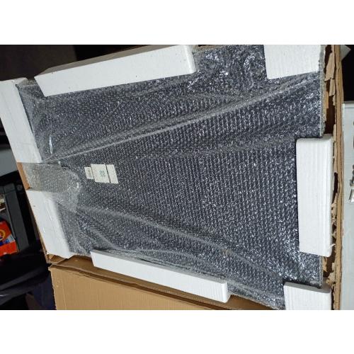 Mercana Grimm 24.8031-in W x 43.75-in H Gun Metal Gray Framed Wall Mirror