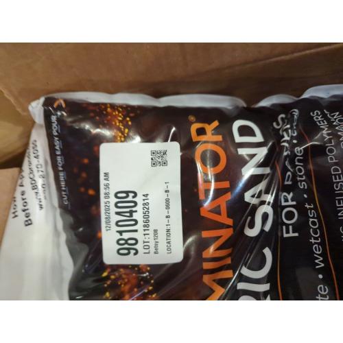 10 Pound Midnight Black DOMINATOR Polymeric Sand with Revolutionary Ceramic Flex Technology for Stabilizing Paver Joints/Gaps, 1/8” up to 4”, Professional Grade Results