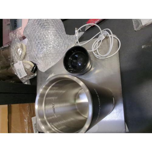 Baby Brezza Portable Warmer – 3X Faster Baby Bottle Warming - Travel Breastmilk and Formula Warmer - Safe, Even Heating - Up to 9oz - No Adapters, Black