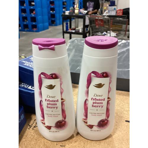 Dove Beauty Limited Edition Holiday Treat Body Wash - Frosted Plum Berry 2 pack
