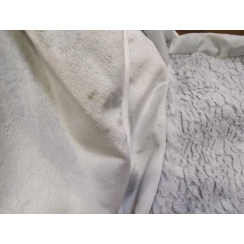 Comfort Expression Orthopedic Dog Bed for Extra Large Dogs , Waterproof Egg Crate Foam L Pet Bed with Removable Bolsters, Dog Couch with Washable Cover & Non-Slip Bottom, Gery White