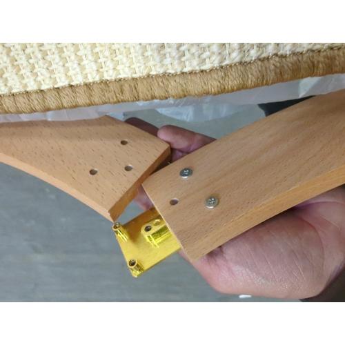 Sisal Cat Scratcher Bed for Indoor Cats Hammock for Scratching Pad Cat Chair Nartural Sisal Scratch Post for Large Cats Scratcher Lounge, Wooden Cat Furniture(Standard Edition)