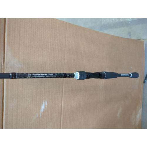 Black KastKing Perigee II Spinning & Casting Fishing Rods, Fuji O-Ring Line Guides, 24 Ton Carbon Fiber Casting and Spinning Rods - Two Pieces,Twin-Tip Rods and One Piece Rods