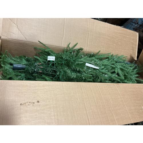 HOLLO STAR 7.5 ft Prelit Pencil Christmas Tree with 400 LED Lights, App Control, Aspen Artificial Christmas Tree, Multi-Color RGBW Lights, 1639 PE & PVC Branch Tips, Skinny Xmas Tree, for Home, Party