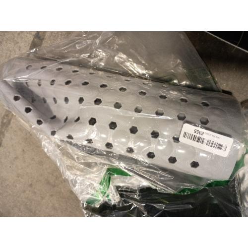 Kenney KN67262 TPE Bubble Bath Mat, Shower Mat, Tub Mat with Suction Cups and Large Drain Holes for Use Inside the Bathroom Shower, 27.75 L x 15.5 W, Gray