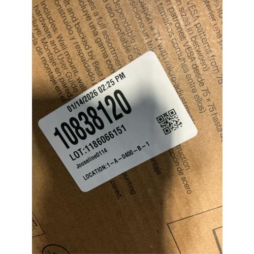 Best Buy Essentials Full Motion TV Wall Mount with Mounting Hardware Included, (New)