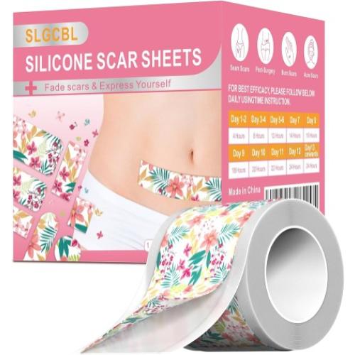 Silicone Scar Sheets, 1.6x120 Medical Grade Silicone Scar Tape