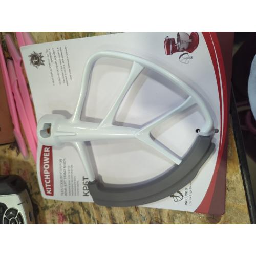 4.5-5 Quart Flex Edge Beater for KitchenAid Tilt-Head Stand Mixers White