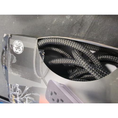 GE 15-ft 16/3 Black 3 Prong Indoor SJT Light Duty