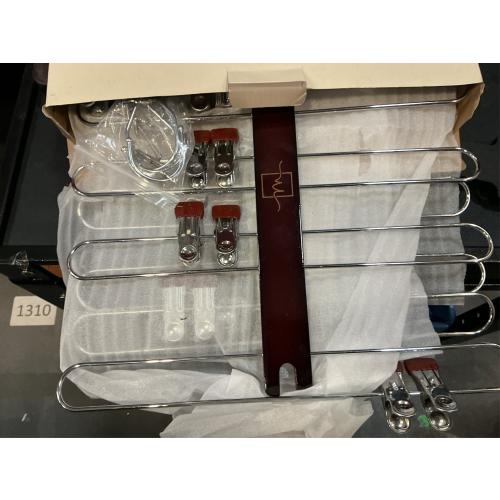 MORALVE European Beechwood Tank Top Hangers with 360° Swivel Hook - 2 Pack Space Saving Sports Bra and Cami Hanger for Closet - Hanging Tank Top and Bra Organizer for Space Saving Closet Organization